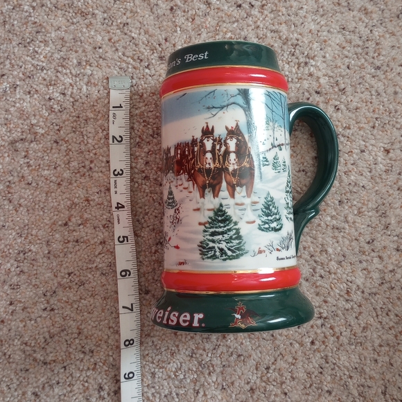 Christmas Budweiser 1991 Mug - Picture 4 of 5